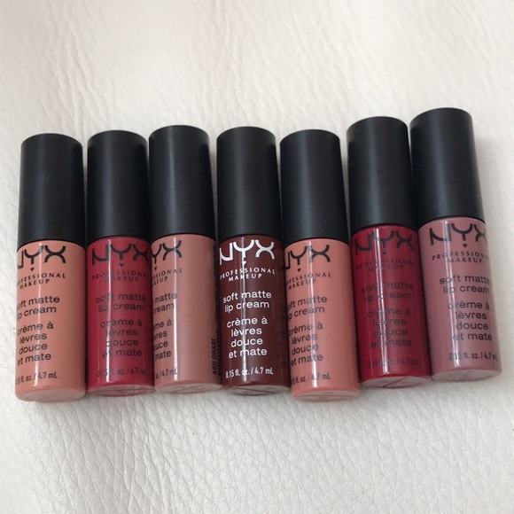 NYX Other - 7 NYX SOFT MATTE LIP CREAM